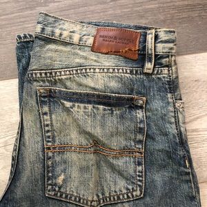 Ralph Lauren distressed boyfriend jeans 28” inseam